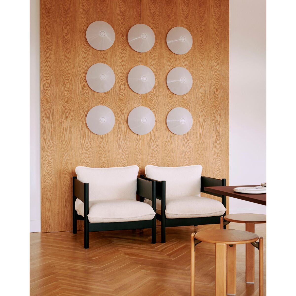 Ono Flush Wall Lamp Ø20 White/Opal