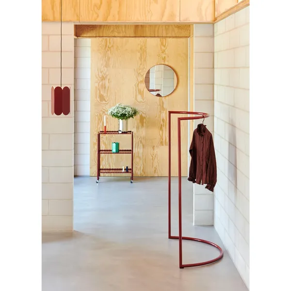 Color C-Shape Clothes Rack Standard Grey