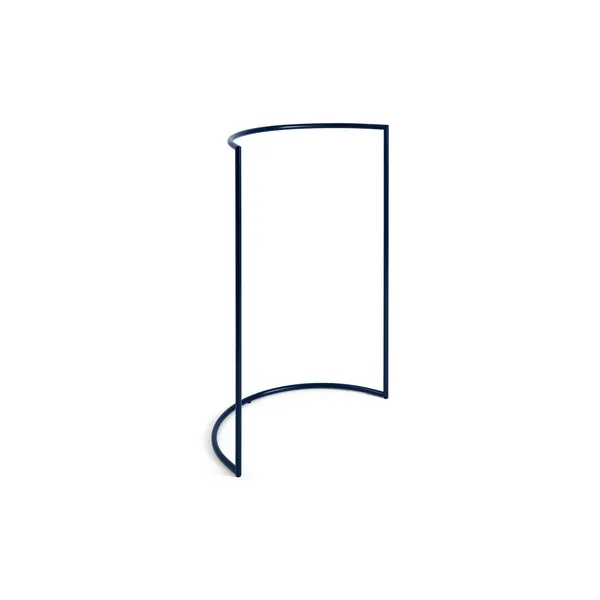 Color C-Shape Clothes Rack Steel Blue