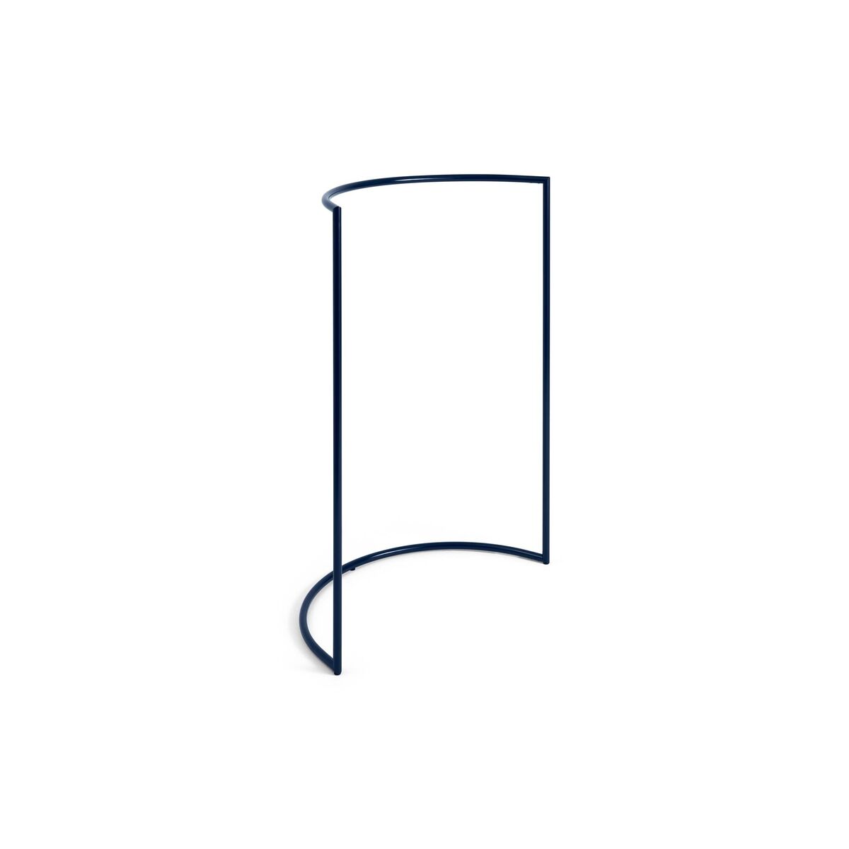 Porte-vêtements Color C-Shape Acier Bleu
