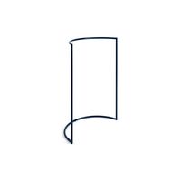 Porte-vêtements Color C-Shape Acier Bleu