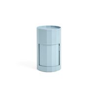 Facet 101 Sidebord Med Fødder/Hjul Høj Misty Blue