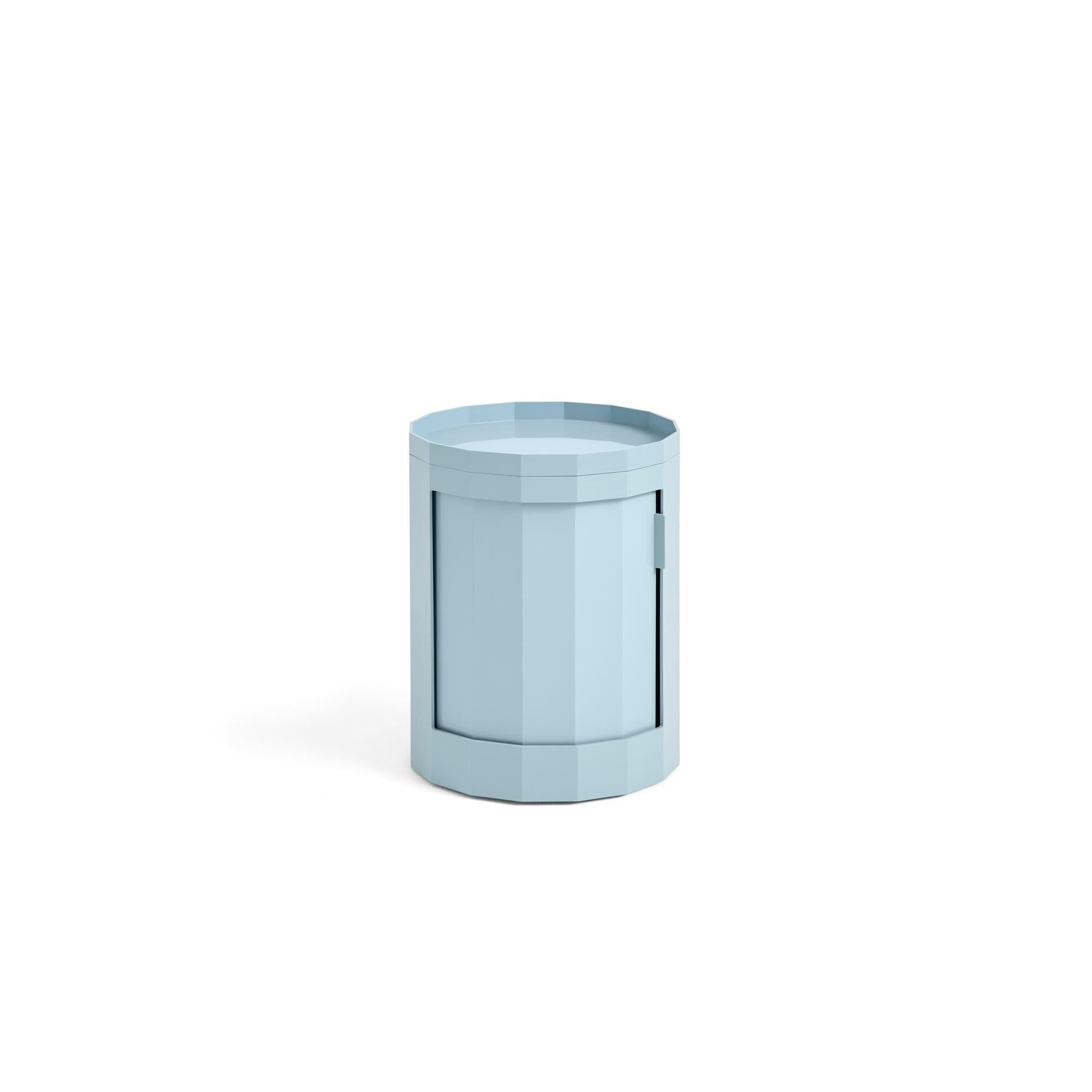 Facet 100 Sidebord Med Fdder/Hjul Lav Misty Blue