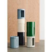 Table D'appoint Facet 100 avec Pieds/roulettes, Vert Épinard Bas