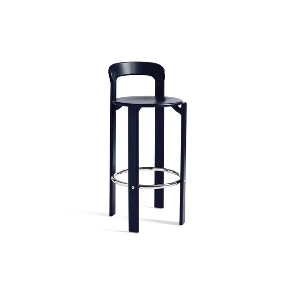Rey Bar Stool H75 Deep Blue Water