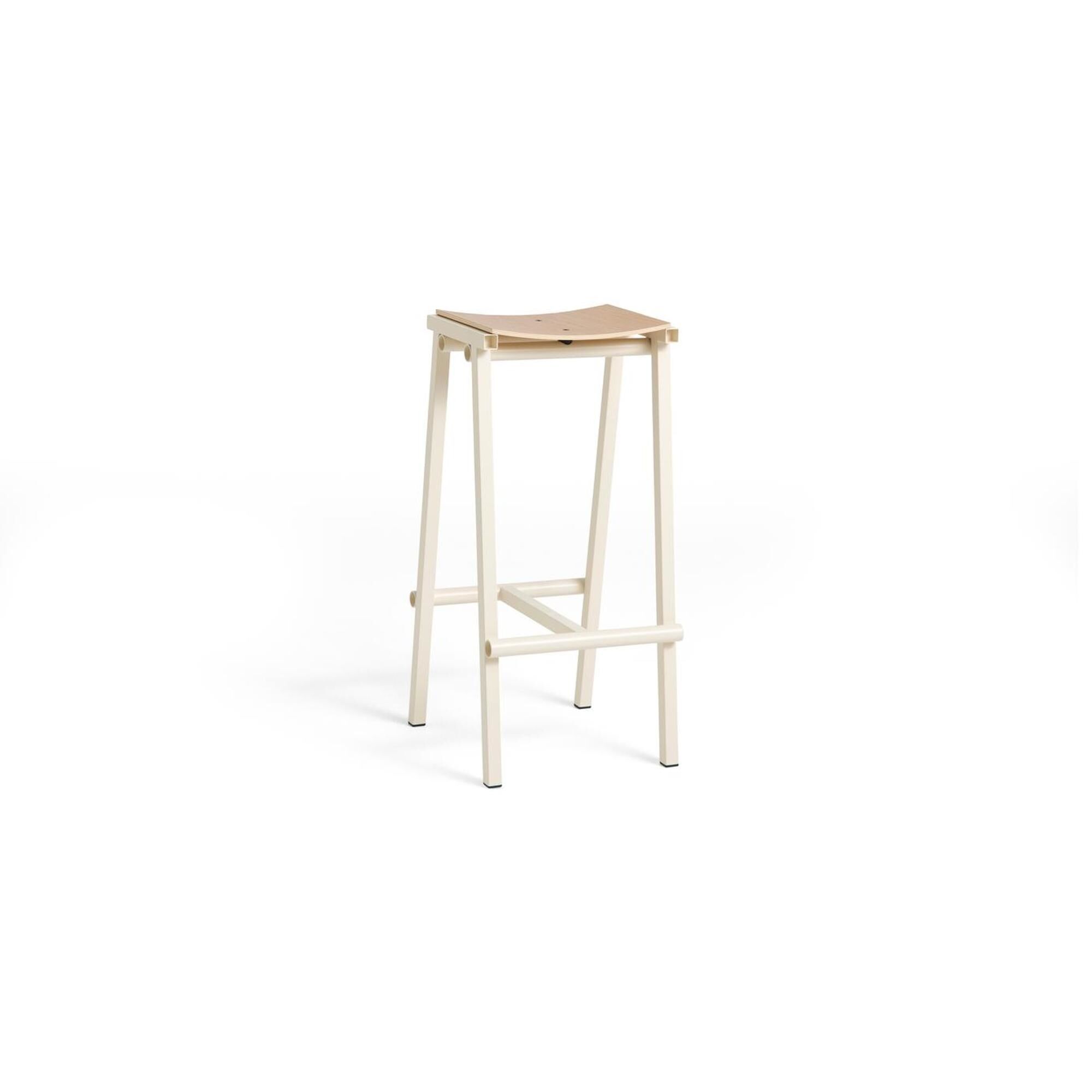 Tabouret de bar Taburete 8 H75 Coquille d'œuf