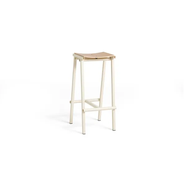 Taburete 8 Bar stool H75 Eggshell