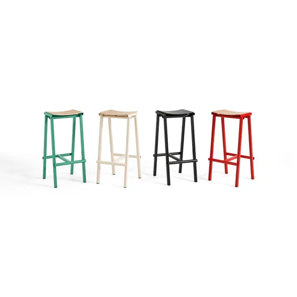Taburete 8 Bar stool H75 Eggshell
