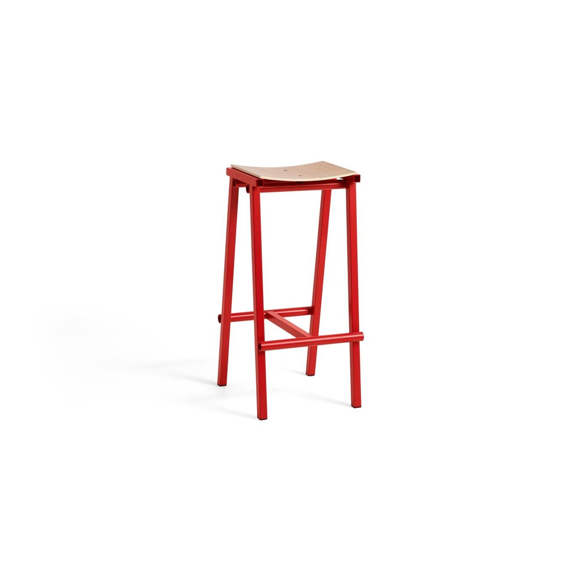Tabouret de bar Stool 8 H75 Rouge signal