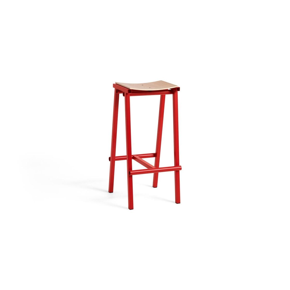 Taburete de bar 8 H75 Rojo señal
