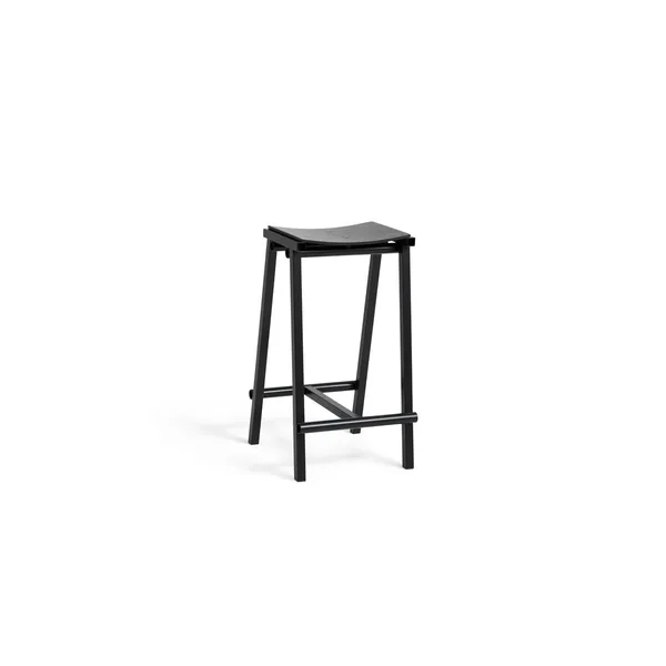 Stool 8 Bar Stool H65 Black