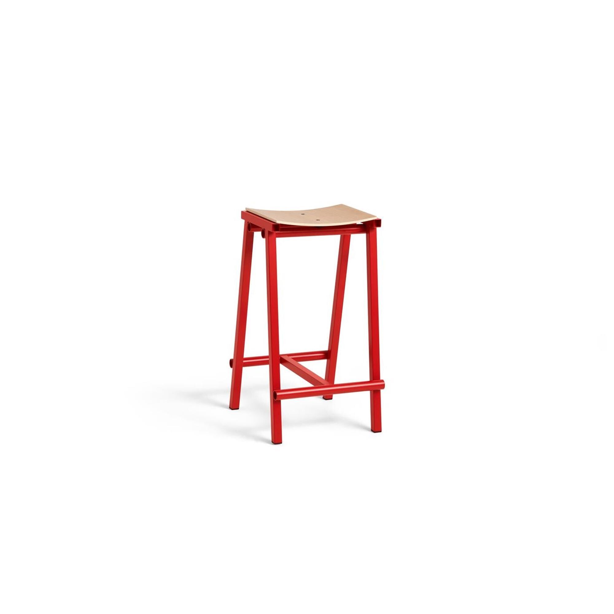 Taburete 8 Barstol H65 Signal Red