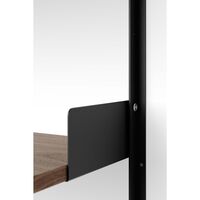 Wall Hylde 900 Valnød & Sort