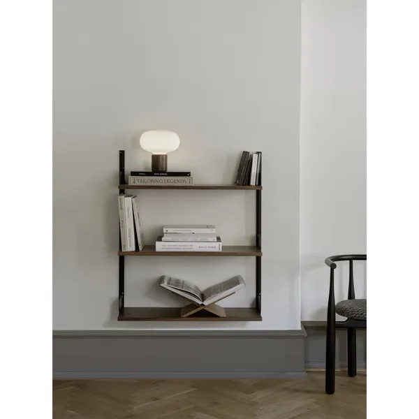 Wall Hylde 900 Valnød & Sort