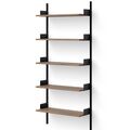 Wall Shelf 1900 Walnut/ Black