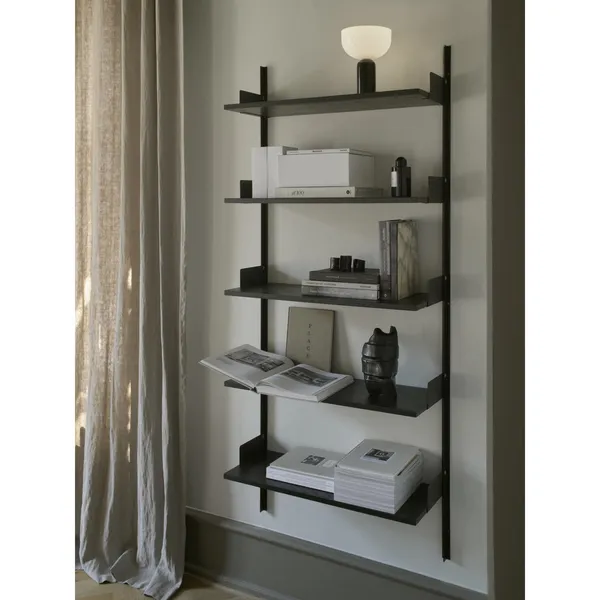 Wall Shelf 1900 Walnut/ Black