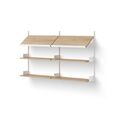 Kantoorplank 900 Eiken & Wit