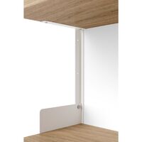 Kantoorplank 900 Eiken & Wit