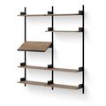 Living Bookcase 1900 Walnut/ Black