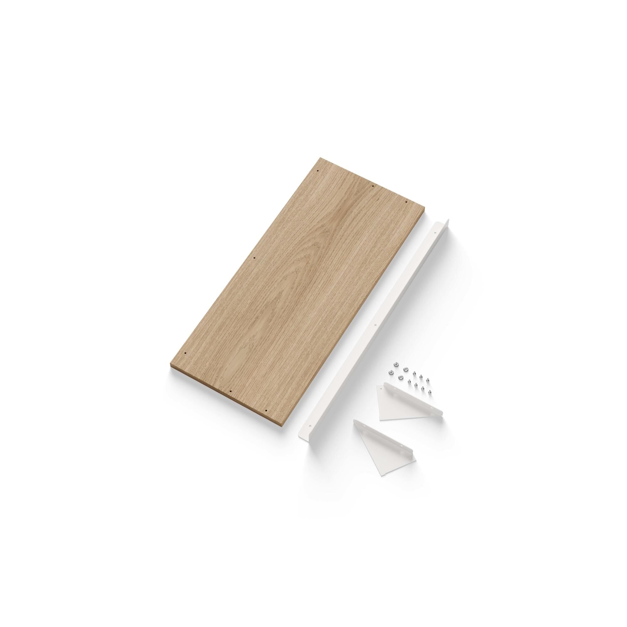 Ensemble D'étagères à Magazines Chêne/ Blanc