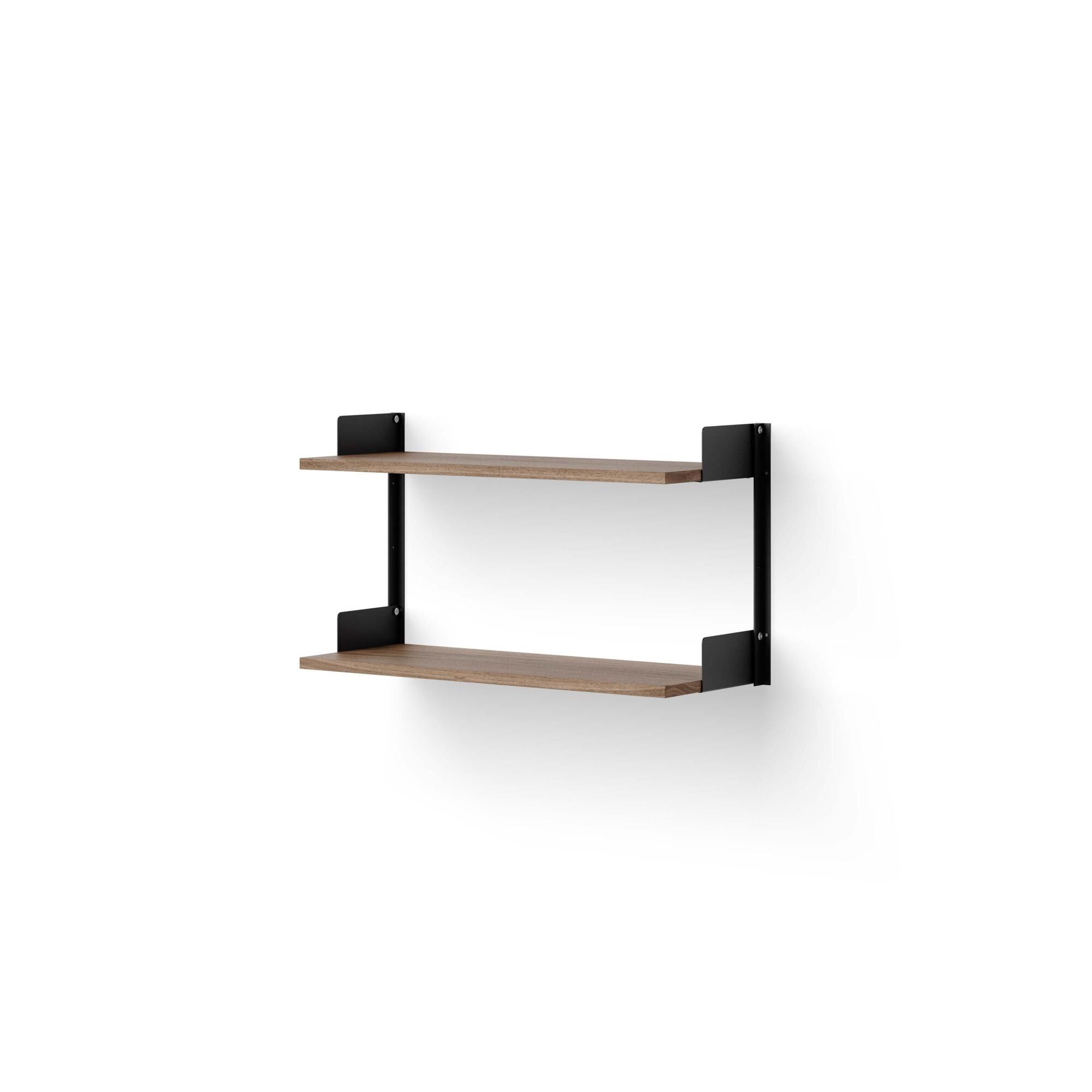 Etagère Murale 450 Noyer & Noir