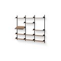 Display Shelf 1900 Walnut/ Black
