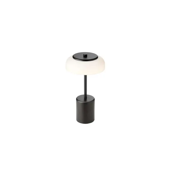 Blossi Bærbar Lampe Mini Sort/ Opal