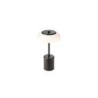 Blossi Bærbar Lampe Mini Sort/ Opal