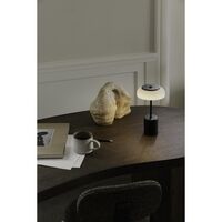 Blossi Bærbar Lampe Mini Sort/ Opal