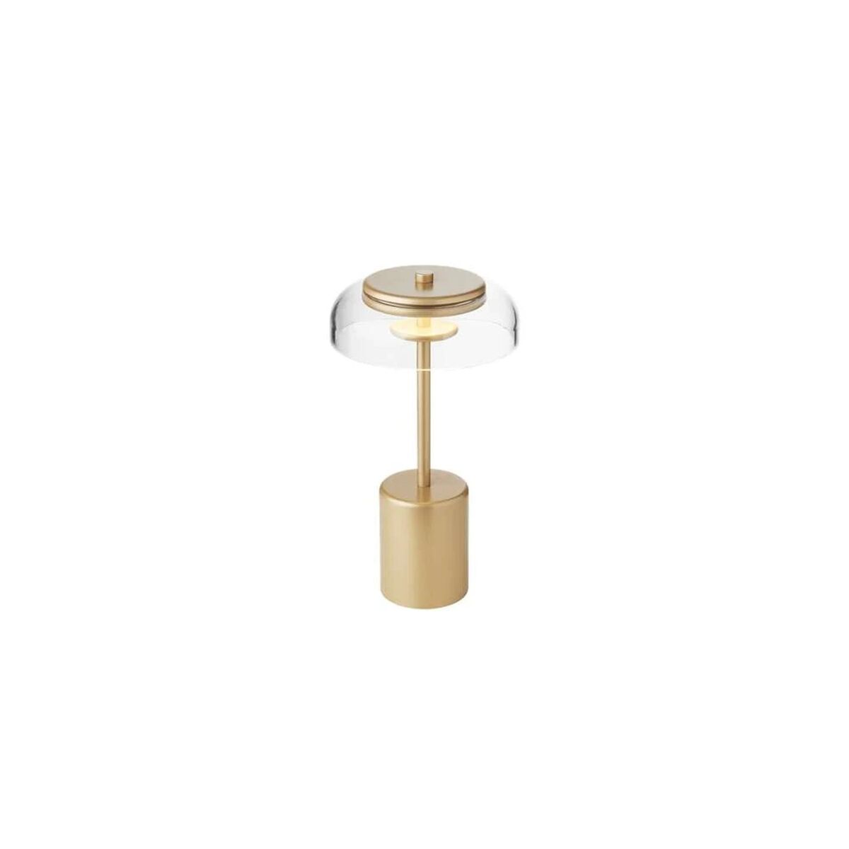 Blossi Mini-Taschenlampe, Nordisch, Gold/ Klar