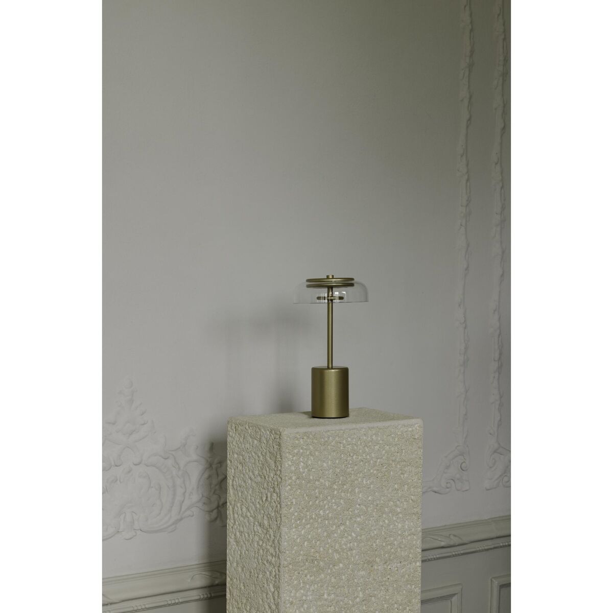 Blossi Mini-Taschenlampe, Nordisch, Gold/ Klar