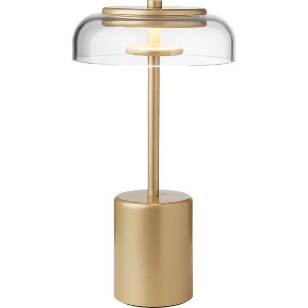 Blossi Mini-Taschenlampe, Nordisch, Gold/ Klar