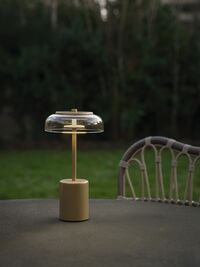 Blossi Mini-Taschenlampe, Nordisch, Gold/ Klar