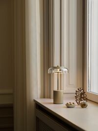 Blossi Mini-Taschenlampe, Nordisch, Gold/ Klar