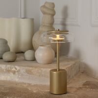 Blossi Mini-Taschenlampe, Nordisch, Gold/ Klar