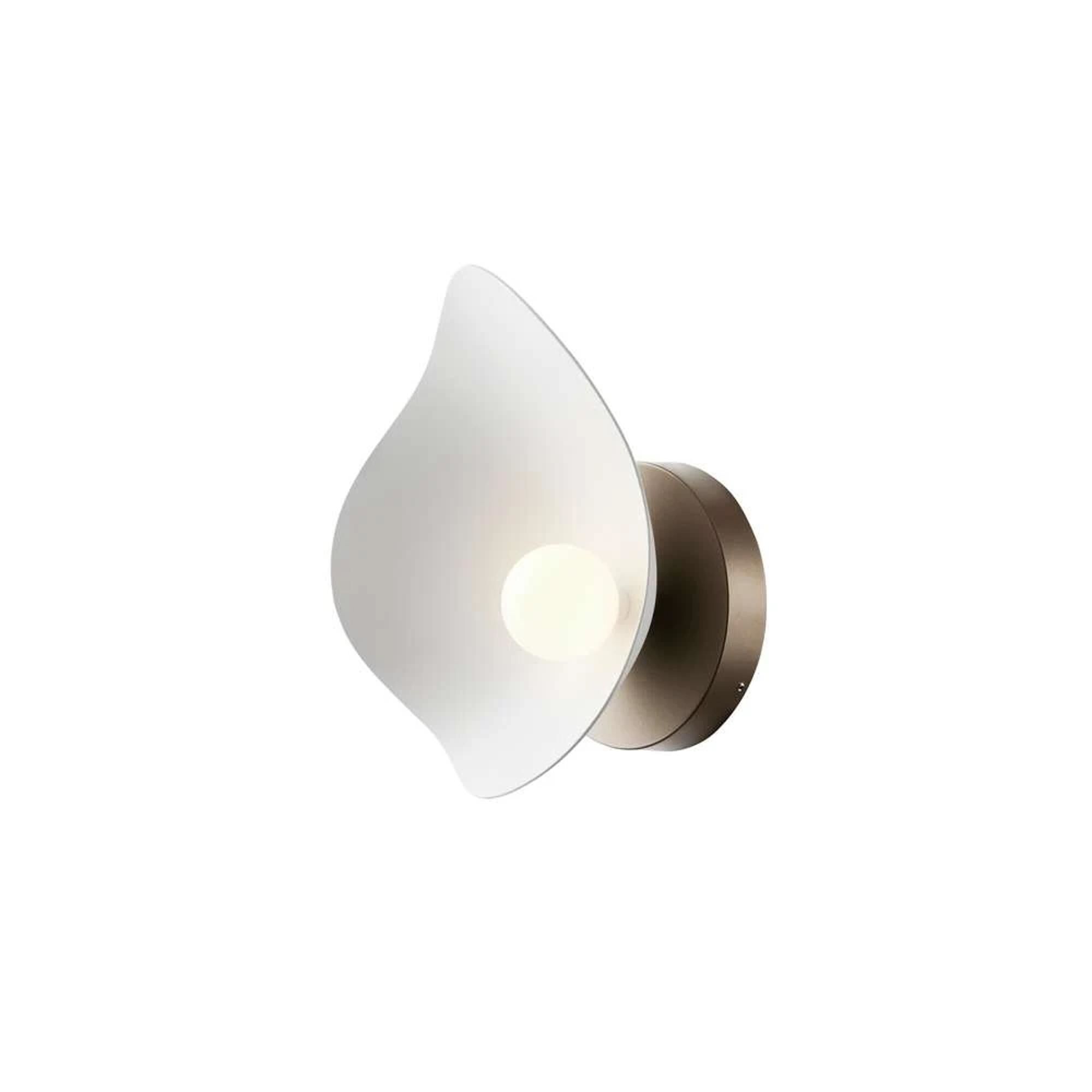 Florii 1 V&auml;gglampa Brons/ Vit