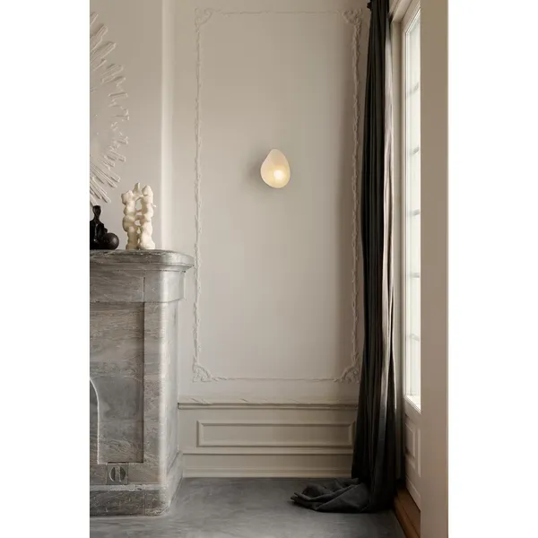 Florii 1 Wandlamp Brons/ Wit