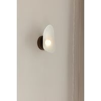 Florii 1 Wandlamp Brons/ Wit