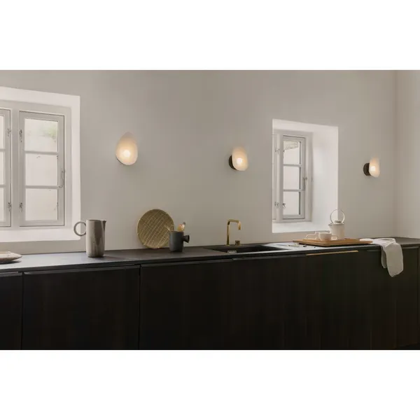Florii 1 Wandlamp Brons/ Wit