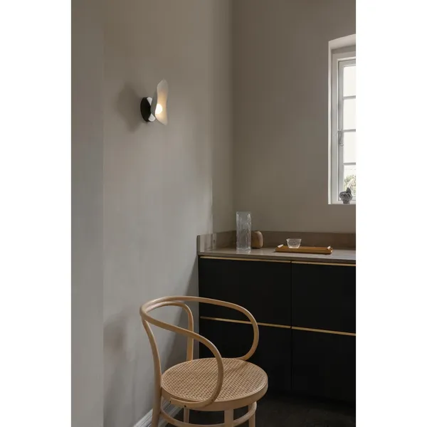 Florii 1 Wandlamp Brons/ Wit