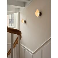 Florii 1 Wandlamp Brons/ Wit