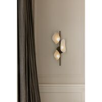 Florii 3 Wandlamp Brons/ Wit