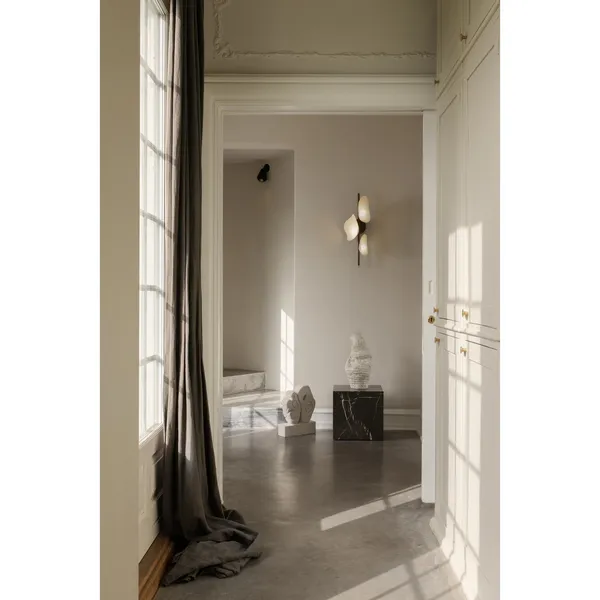 Florii 3 Wandlamp Brons/ Wit