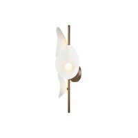 Florii 3 Væglampe Mørk Bronze/Hvid