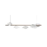 Florii 5 Linear Pendel Mørk Bronze/Hvid