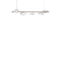 Florii 5 Linear Pendel Mørk Bronze/Hvid