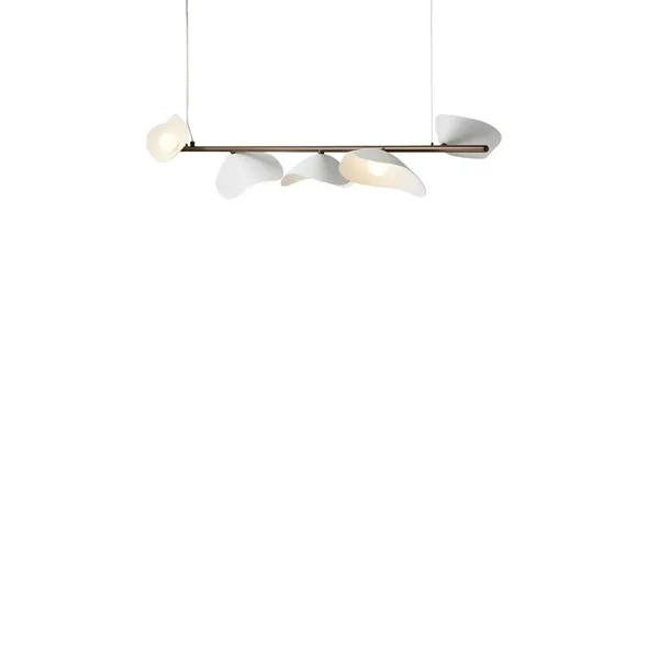 Florii 5 Linear Pendel Mørk Bronze/Hvid