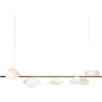Florii 5 Linear Pendel Mørk Bronze/Hvid