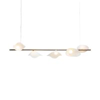 Florii 5 Linear Pendel Mørk Bronze/Hvid