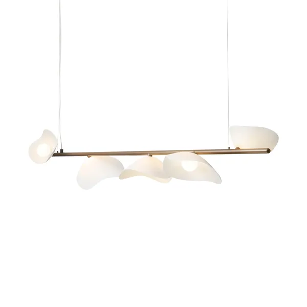 Florii 5 Linear Pendel Mørk Bronze/Hvid